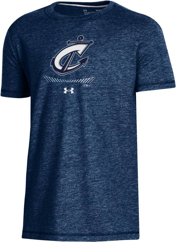 Under Armour Youth Columbus Clippers Navy Tri-Blend Performance T-Shirt