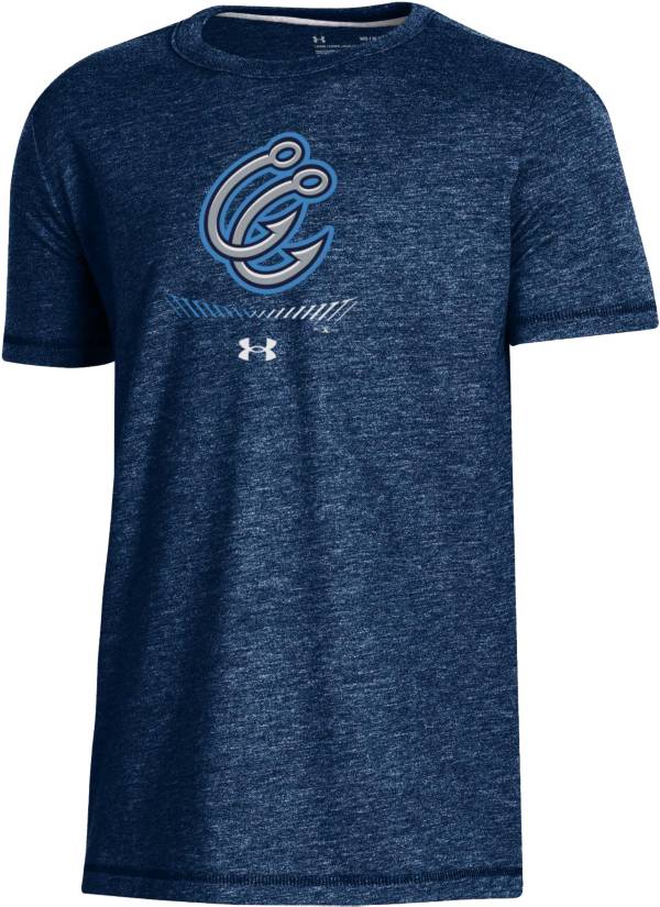 Under Armour Youth Corpus Christi Hooks Navy Tri-Blend Performance T-Shirt