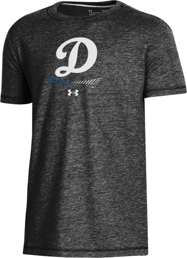 Under Armour Youth Oklahoma City Dodgers Black Tri-Blend Performance T-Shirt