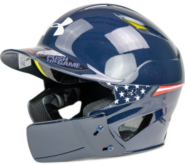 Under Armour Junior Converge USA Baseball Batting Helmet w/ Jaw Guard