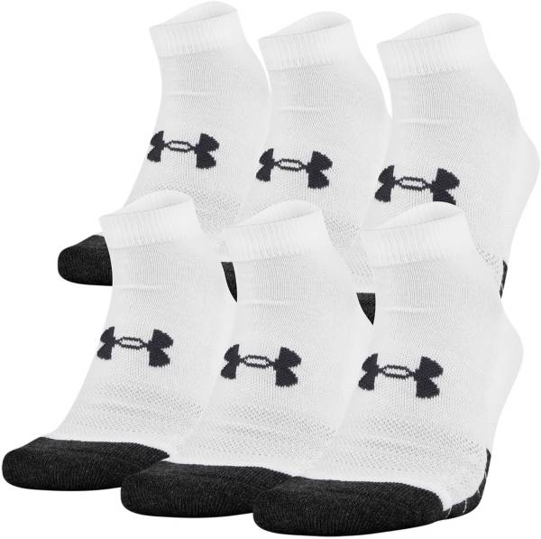 Under Armour Youth Performance Tech Low Cut Socks 6 Pack