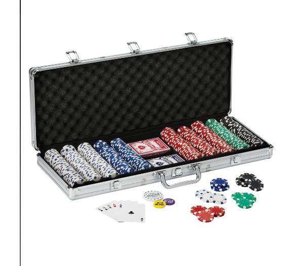 Fat Cat Texas Hold ‘Em Dice Poker Chip Set