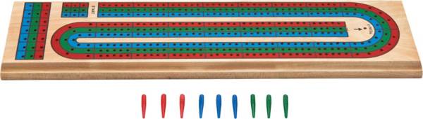 Mainstreet Classics Wooden Barony Cribbage Board