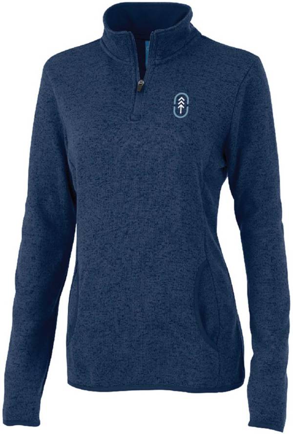 Up North Trading Company Women's Fleece Quarter Zip Pullover