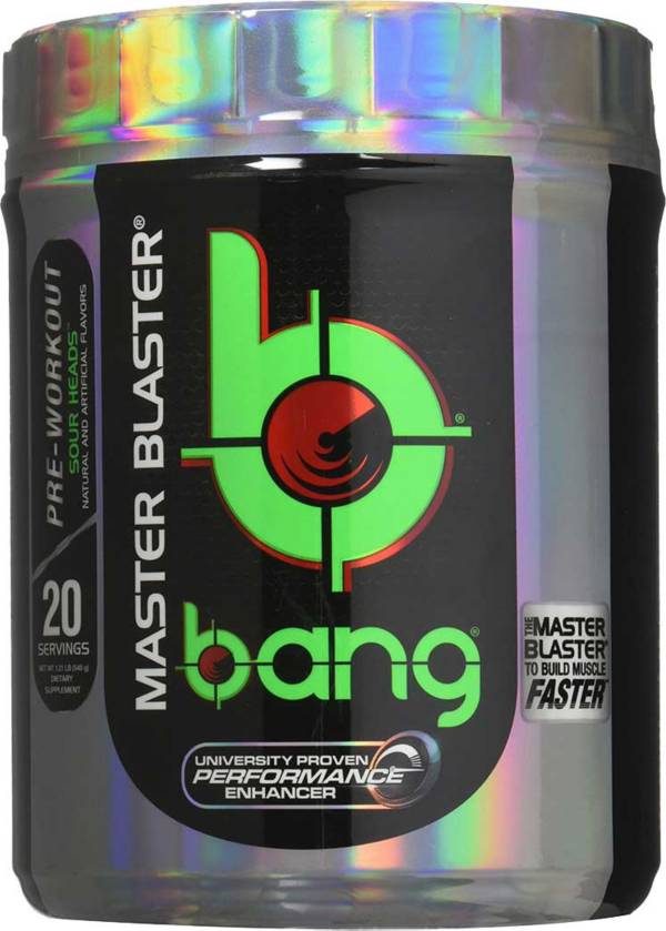 Bang Pre-Workout Master Blaster Sour Heads 20 Servings