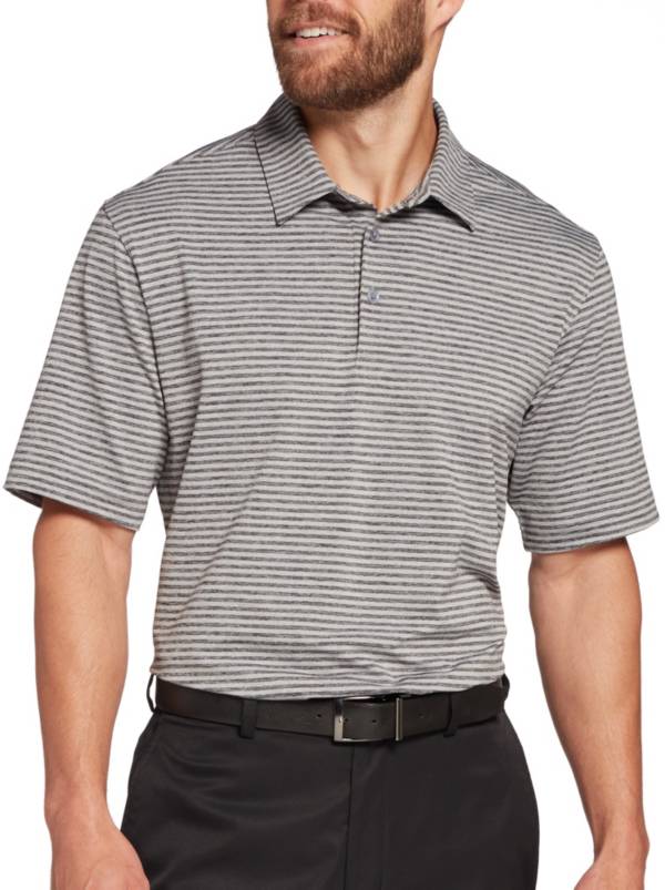 Walter Hagen Men's Perfect 11 Majors Bar Stripe Golf Polo