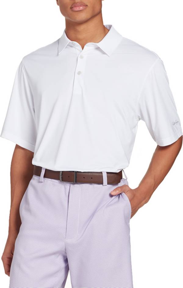 Walter Hagen Men's Perfect 11 Majors Solid Golf Polo