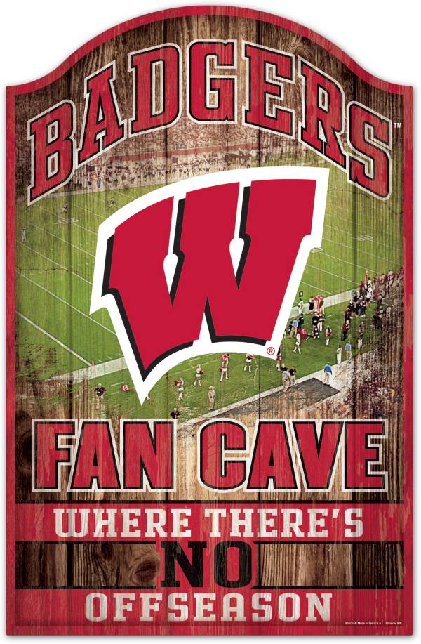 Wincraft Wisconsin Badgers 11” x 17” Sign