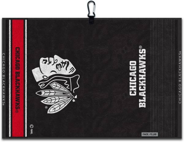 Team Effort Chicago Blackhawks Embroidered Face-Club Golf Towel