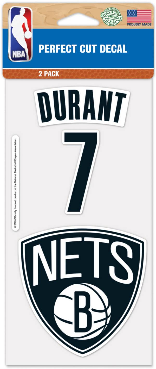 WinCraft Brooklyn Nets Kevin Durant 2 Pk. Decal