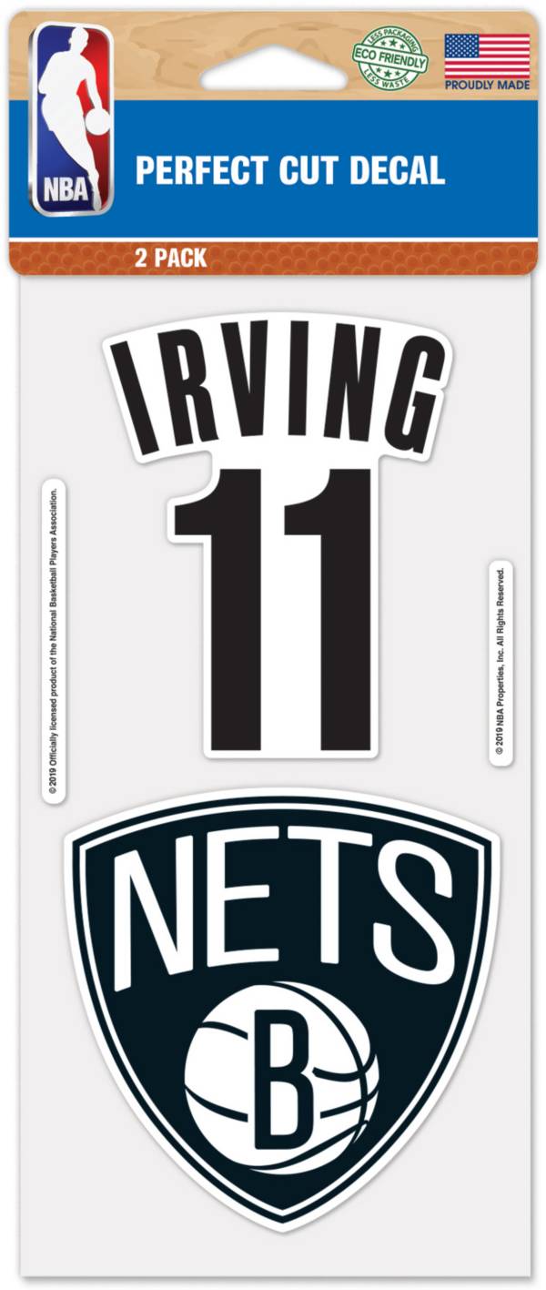 WinCraft Brooklyn Nets Kyrie Irving 2 Pk. Decal