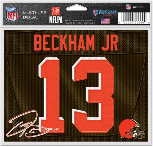 WinCraft Cleveland Browns Odell Beckham Jr. Multi-Use Decal