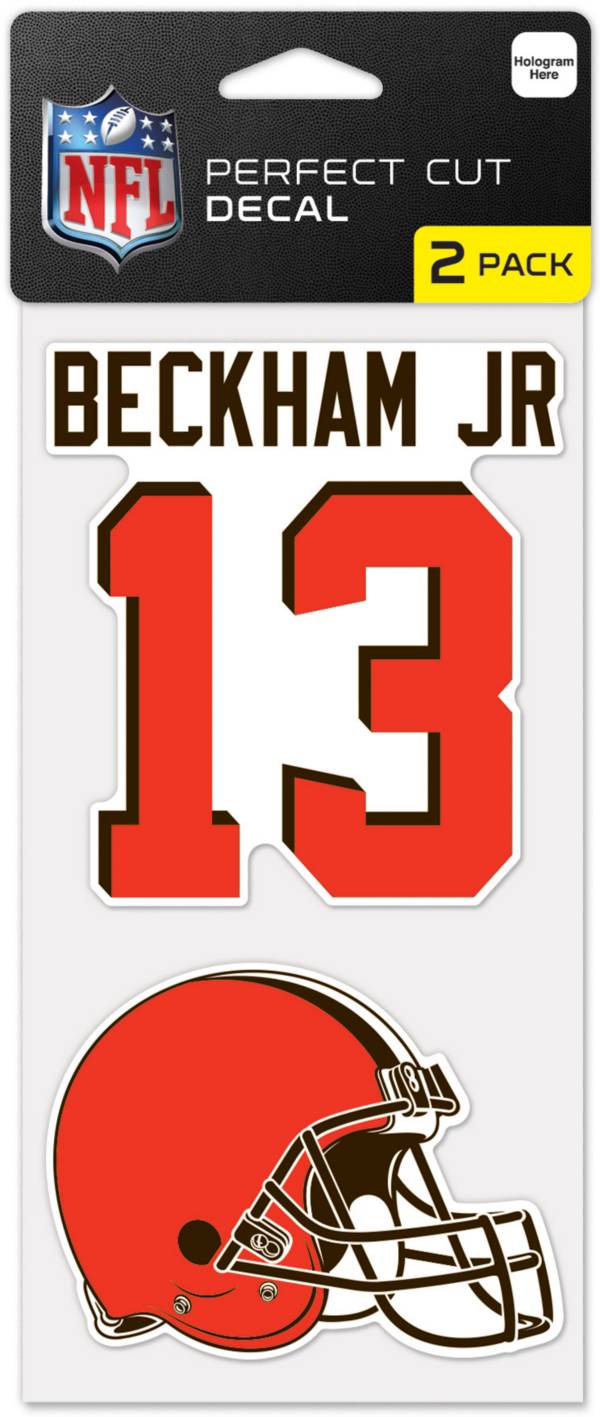 WinCraft Cleveland Browns Odell Beckham Jr. Perfect Cut Decal 2-Pack