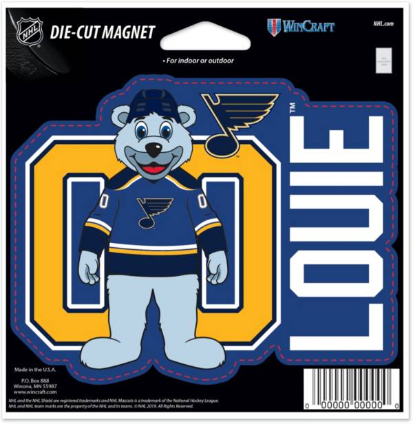 WinCraft St. Louis Blues Louie Die-Cut Magnet