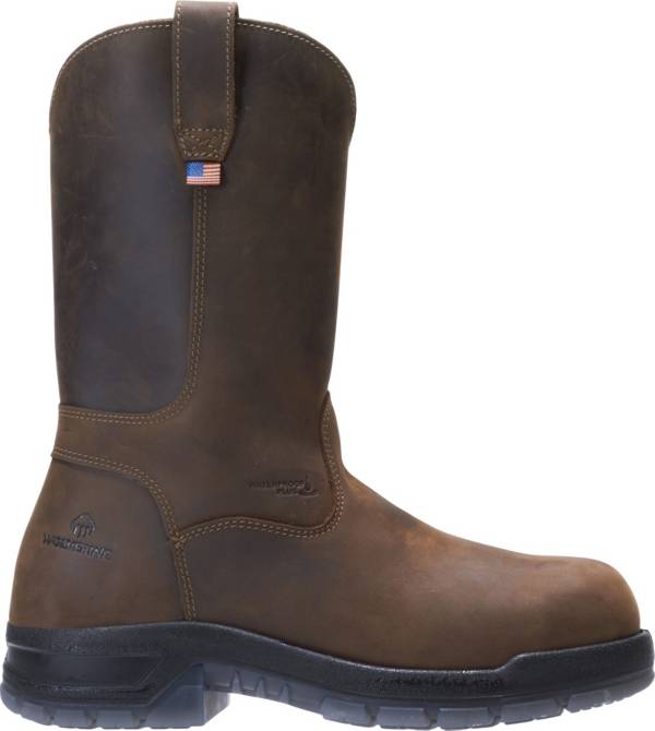 Wolverine Men's Rampart USA Wellington Waterproof Work Boots