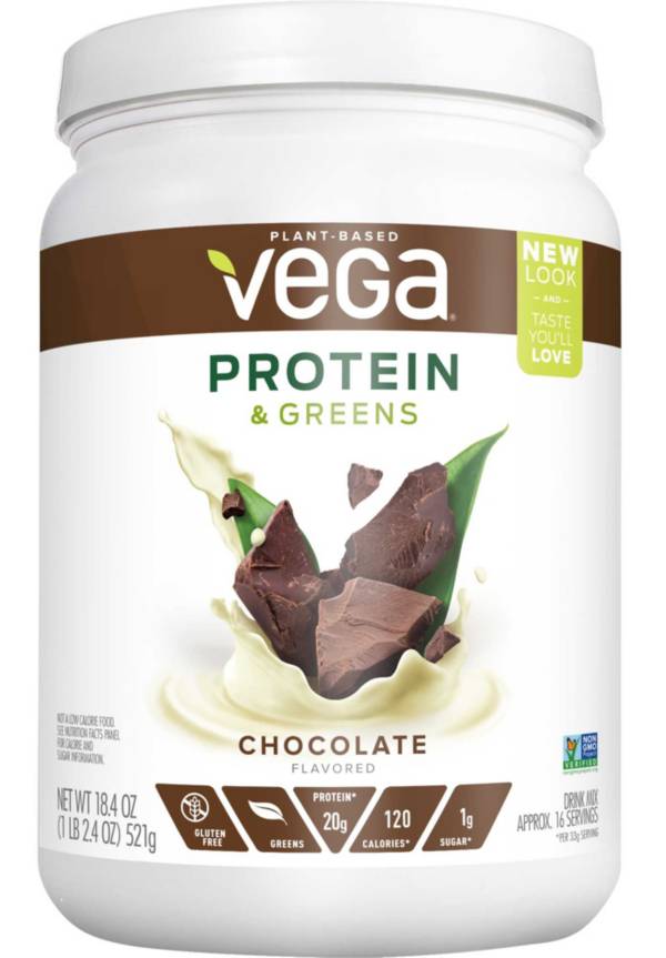 Vega Protein & Greens Chocolate Protein Powder 16 Servings