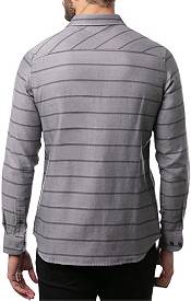 TravisMathew Men's Lights Out Button-Up Flannel Golf Shirt product image