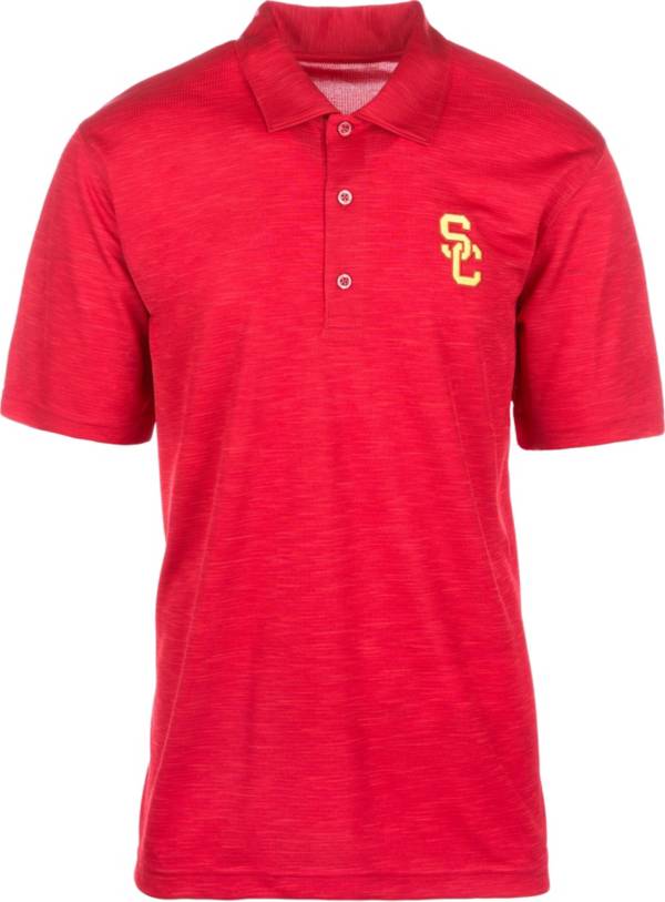USC Authentic Apparel Men's USC Trojans Cardinal Polo