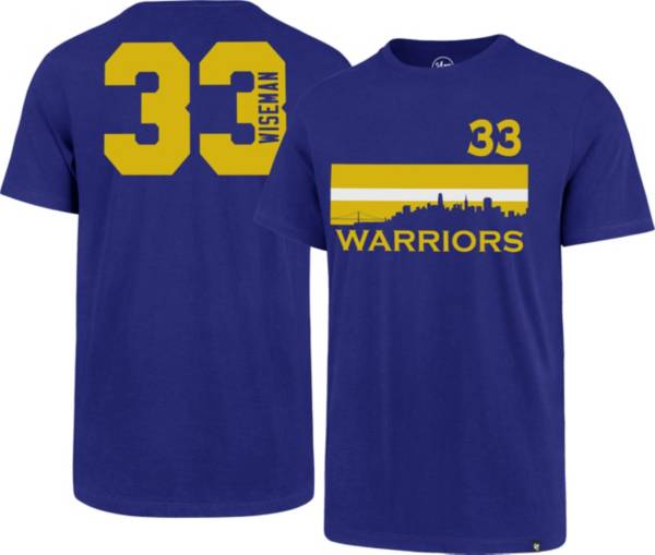 '47 Men's Golden State Warriors James Wiseman #33 Blue T-Shirt