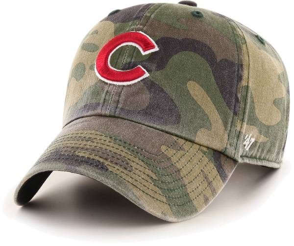 ‘47 Men's Chicago Cubs Camo Clean Up Adjustable Hat