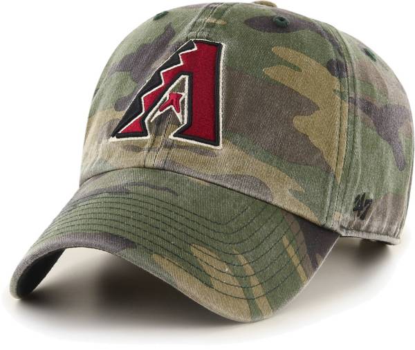 ‘47 Men's Arizona Diamondbacks Camo Clean Up Adjustable Hat