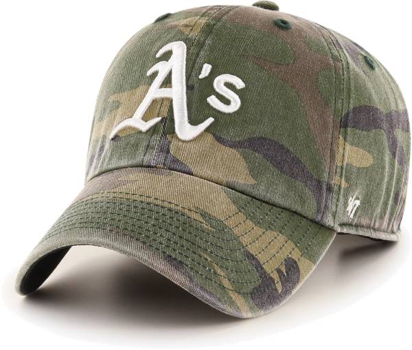 ‘47 Men's Oakland Athletics Camo Clean Up Adjustable Hat