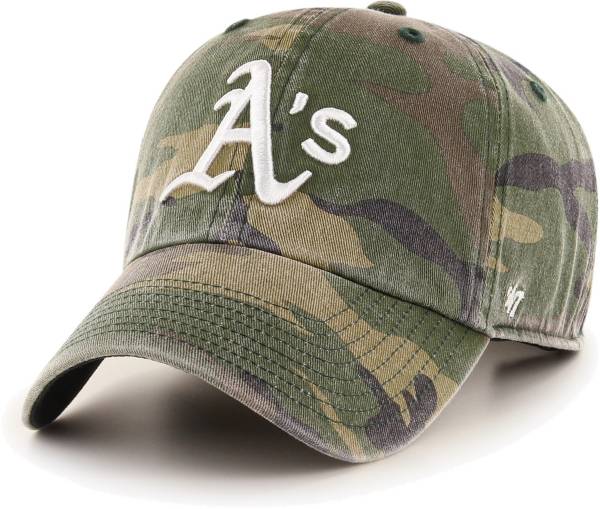 ‘47 Men's Oakland Athletics Camo Clean Up Adjustable Hat product image