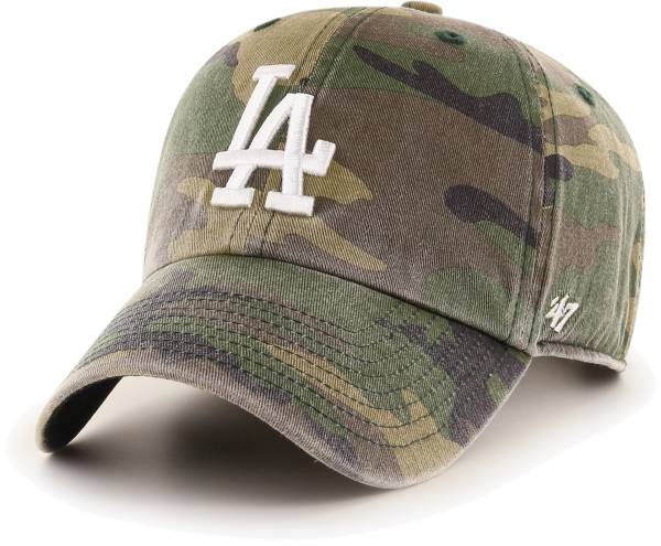 ‘47 Men's Los Angeles Dodgers Camo Clean Up Adjustable Hat