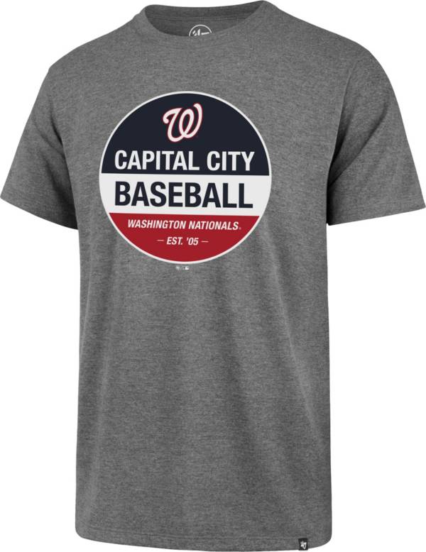 ‘47 Men's Washington Nationals Grey Club Tee