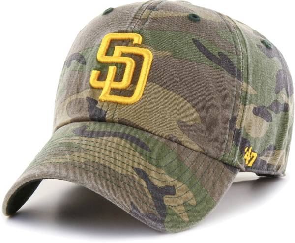 ‘47 Men's San Diego Padres Camo Clean Up Adjustable Hat