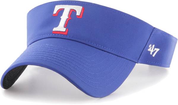 ‘47 Men's Texas Rangers Royal Eliot Adjustable Visor