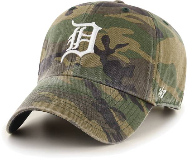 ‘47 Men's Detroit Tigers Camo Clean Up Adjustable Hat