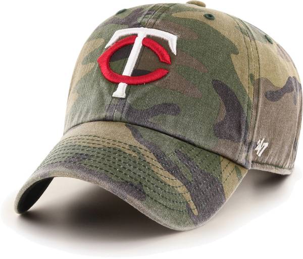 ‘47 Men's Minnesota Twins Camo Clean Up Adjustable Hat