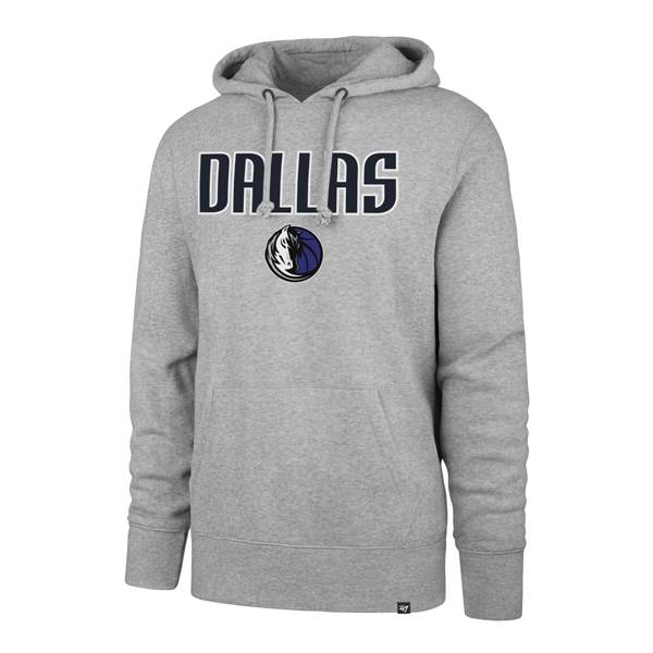 ‘47 Men's Dallas Mavericks Grey Headline Hoodie