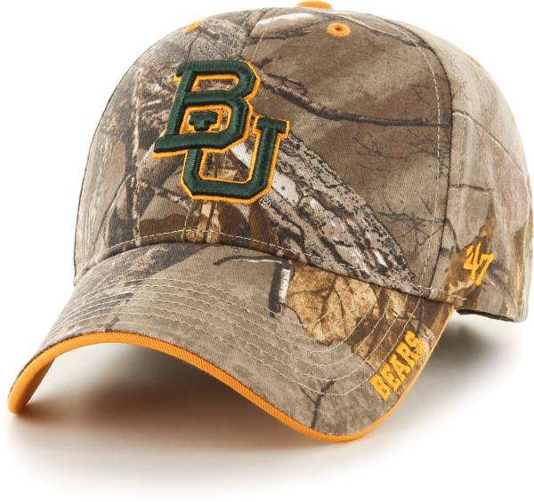 ‘47 Men's Baylor Bears Camo Realtree Frost MVP Adjustable Hat