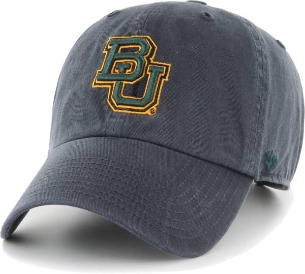 ‘47 Men's Baylor Bears Grey Clean Up Adjustable Hat