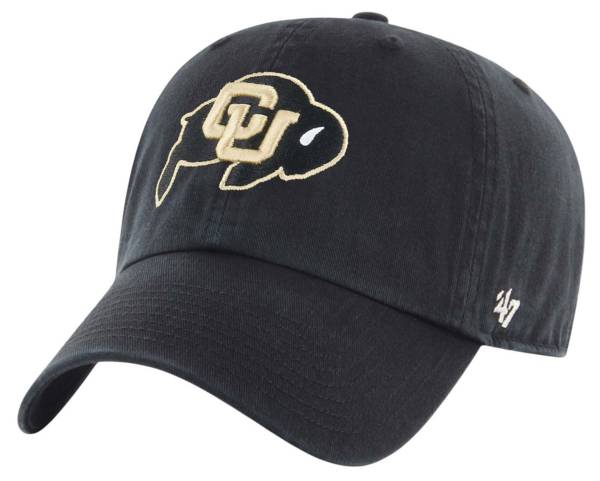 ‘47 Men's Colorado Buffaloes Clean Up Adjustable Black Hat