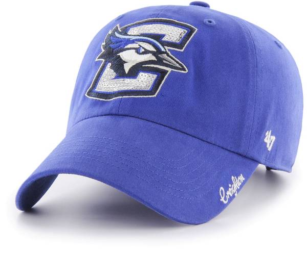 ‘47 Women's Creighton Bluejays Blue Sparkle Clean Up Adjustable Hat