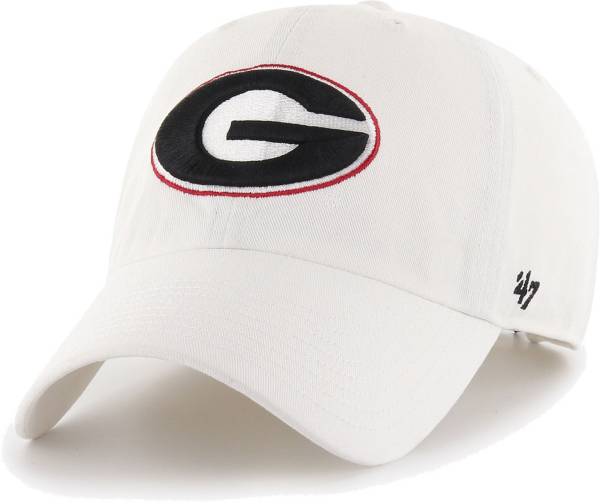 ‘47 Men's Georgia Bulldogs Clean Up Adjustable White Hat