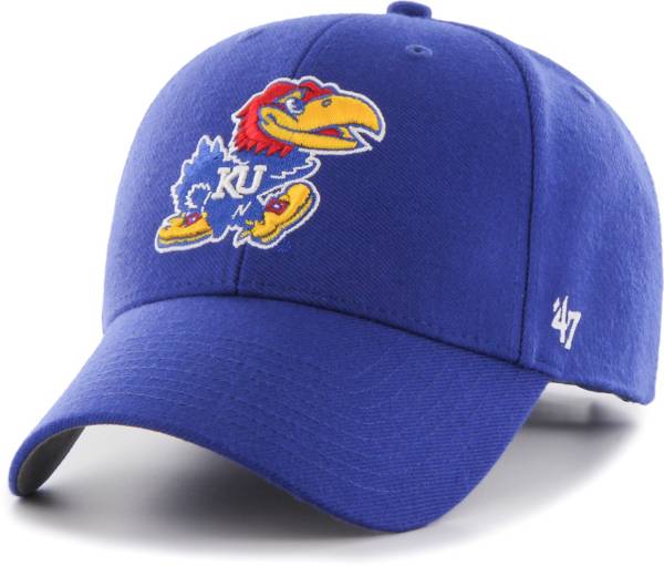 ‘47 Men's Kansas Jayhawks Blue MVP Adjustable Hat