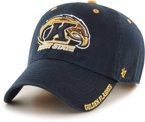 ‘47 Men's Kent State Golden Flashes Navy Blue Ice Clean Up Adjustable Hat