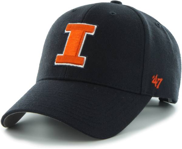 ‘47 Men's Illinois Fighting Illini Blue MVP Adjustable Hat