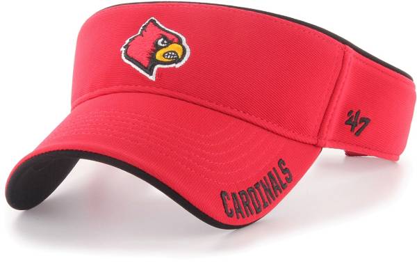 ‘47 Men's Louisville Cardinals Cardinal Red Top Rope Adjustable Visor