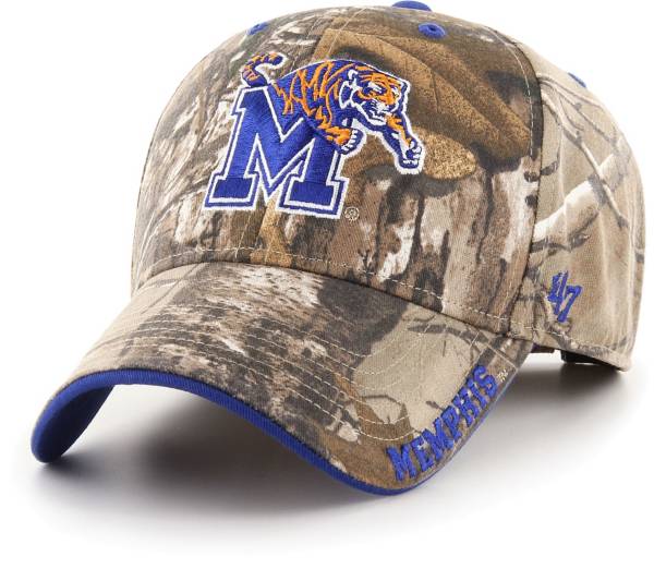 ‘47 Men's Memphis Tigers Camo Realtree Frost MVP Adjustable Hat