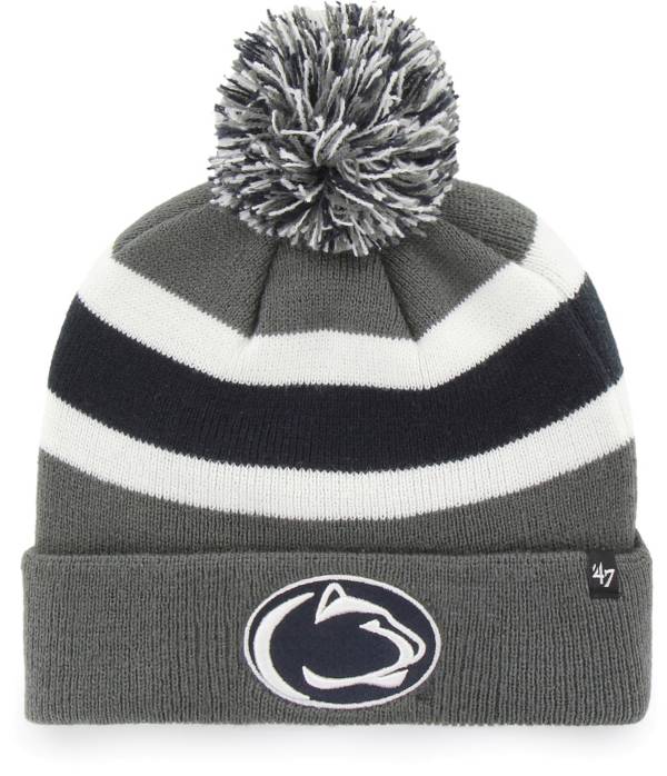 ‘47 Men's Penn State Nittany Lions Grey Breakaway Cuffed Knit Hat