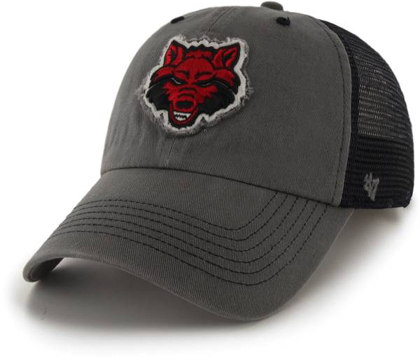 ‘47 Men's Arkansas State Red Wolves Grey Blue Mountain Closer Fitted Hat