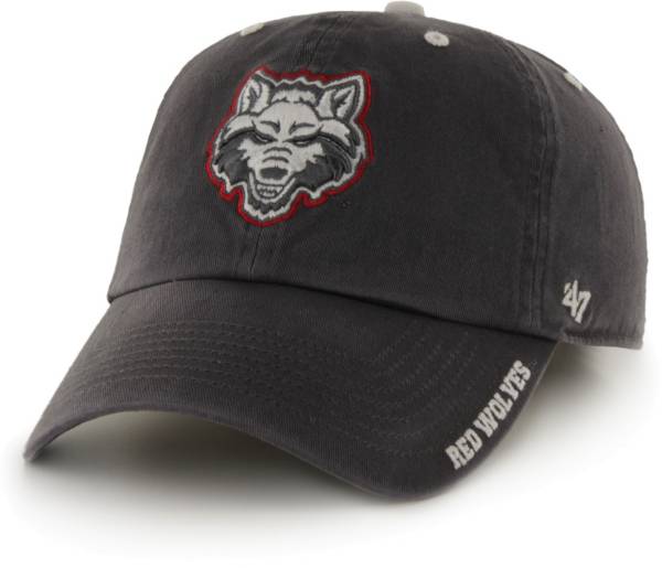 ‘47 Men's Arkansas State Red Wolves Grey Ice Clean Up Adjustable Hat