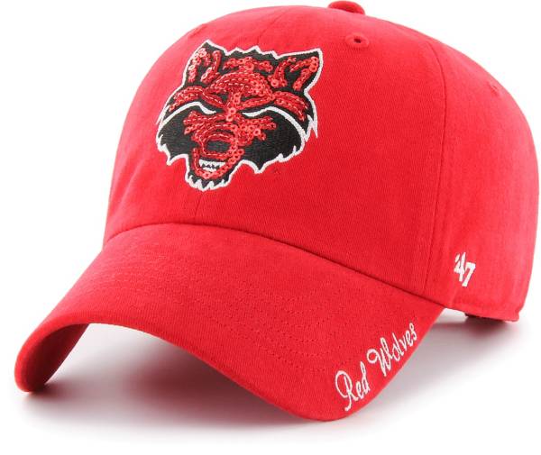 ‘47 Women's Arkansas State Red Wolves Scarlet Sparkle Clean Up Adjustable Hat