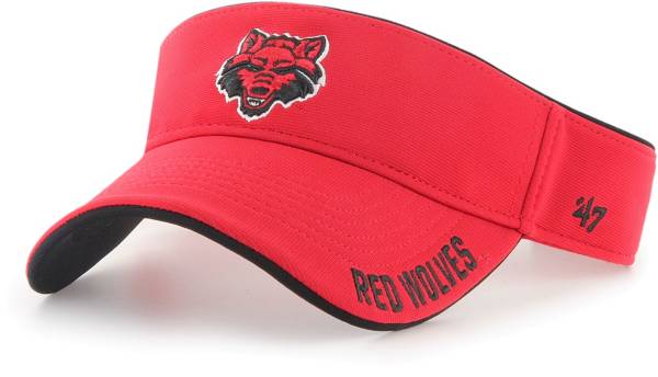 ‘47 Men's Arkansas State Red Wolves Scarlet Top Rope Adjustable Visor