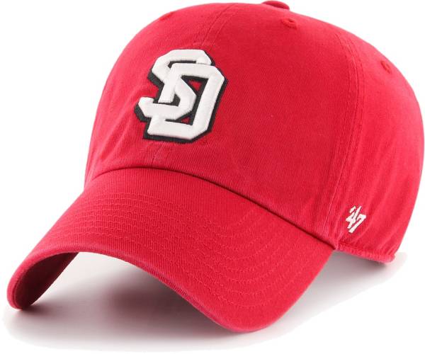 ‘47 Men's South Dakota Coyotes Red Clean Up Adjustable Hat